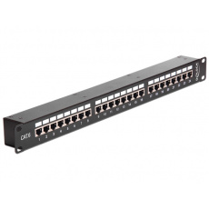 Delock 19” Coupler Patch Panel 24 Port Cat.6