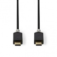 Nedis CCBW64750AT10 - Kabel USB 3.1 (Gen2) | Typ-C Zástrčka - Typ-C Zástrčka | 1 m | Antracit