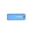 Nedis FDRIU264BU - Flash disk USB 2.0 | 64 GB | Čtení 12 MB/s / zápis 3 MB/s | Modrá