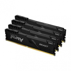 KINGSTON 128GB 2666MHz DDR4 CL16 DIMM (Kit of 4) FURY Beast Black