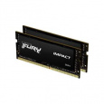 KINGSTON 32GB 2666MHz DDR4 CL15 SODIMM (Kit of 2) 1Gx8 FURY Impact