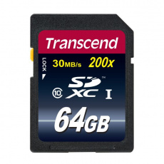 Transcend 64GB SDXC (Class 10) UHS-I 200x (Premium) paměťová karta