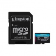 KINGSTON 256GB microSDXC Canvas Go! Plus 170R/100W U3 UHS-I V30 Card + SD Adapter