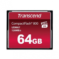 Transcend 64GB CF (800X) paměťová karta