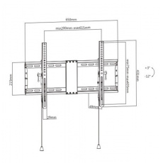 GEMBIRD Držák TV WM-80T-01, 37"-80" (70kg), náklopný