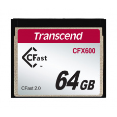 Transcend 64GB CFast 2.0 CFX600 paměťová karta (MLC)