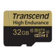 Transcend 32GB microSDHC UHS-I U1 (Class 10) High Endurance MLC průmyslová paměťová karta (s adaptérem), 95MB/s R,25MB/W