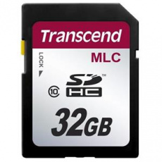 Transcend 32GB SDHC (Class 10) MLC průmyslová paměťová karta (bez adaptéru], 20MB/s R, 16MB/s W