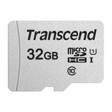 Transcend 32GB microSDHC 300S UHS-I U1 (Class 10) paměťová karta (bez adaptéru)