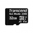 Transcend 32GB microSDHC230I UHS-I U3 V30 A1 (Class 10) 3D TLC (SLC mode) průmyslová paměťová karta, 100MB/s R, 70MB/s W