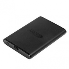 Transcend ESD270C 500GB USB 3.1 Gen2 (USB-C) Externí SSD disk (3D TLC), 520MB/R, 460MB/W, kompaktní rozměry, černý