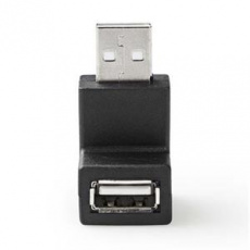 Nedis CCGB60930BK - USB 2.0 Adaptér | USB-A Zástrčka | USB-A Zásuvka | Černá barva