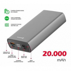 SWISSTEN ALUMINUM POWER BANK 20000 mAh