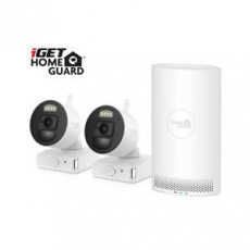 iGET HOMEGUARD HGNVK88002P - Wire-free FullHD NVR 8CH + 2x bateriová kamera HGNVK686CAMP