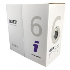 iGET Síťový kabel CAT6 UTP PVC Eca 305m/box