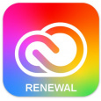 Adobe CC for TEAMS All Apps MP ENG COM RENEWAL 1 User L-3 50-99 (12 Months)