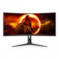 AOC LCD herní CU34G2XP 34" zakřivený VA/3440x1440@180Hz/1ms/400cd/2xHDMI/2xDP/4xUSB/HAS/VESA