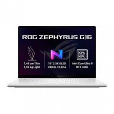 ASUS ROG Zephyrus G16 - Intel Ultra 9 185H/32GB/2TB SSD/RTX 4080 12GB/16"/WQXGA/OLED/240Hz/2y PUR/Win 11 Home/bílá
