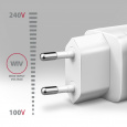 AXAGON ACU-PD30W, Sil nabíječka do sítě 30W, 1x port USB-C, PD3.0/PPS/QC4+/SFC/AFC/Apple, bílá