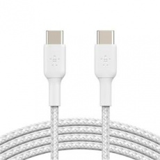 Belkin BOOST CHARGE™ USB-C/USB-C kabel, 2m, bílý - odolný