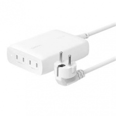 Belkin BOOST CHARGE™ PRO 200W 4-portová USB-C Power Delivery GaN PPS nabíječka + 1,5m síťový kabel, bílá