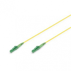 DIGITUS Fiber Optic simplex patch kabel, Singlemode, LC/APC - LC/APC, OS2, 9/125µ, 1 m