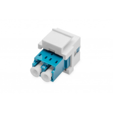 DIGITUS Fiber optic LC/LC duplex coupler, Singlemode, Keystone module