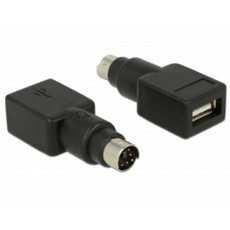 Delock Adaptér PS/2 samec > USB Typ-A samice