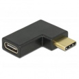 Delock Adaptér SuperSpeed USB 10 Gbps (USB 3.1 Gen 2) USB Type-C™ samec > port samice pravoúhlý levý / pravý