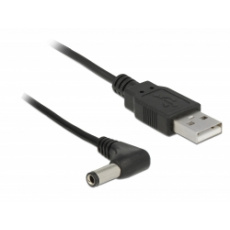 Delock USB Power Cable to DC 5.5 x 2.5 mm male 90° 1.5 m