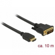 Delock Kabel HDMI na DVI 24+1 obousměrný 10 m