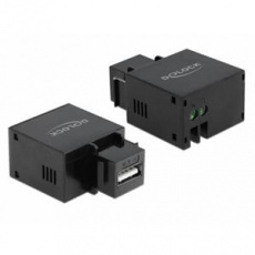 Delock Keystone Modul mit USB Typ-A Ladebuchse 2,1 A schwarz