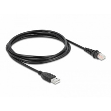 Delock Kabel z rozhraní RJ50 na USB 2.0 Typu-A ke čtečce čárových kódů, 1,5 m