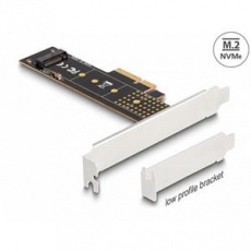 Delock PCI Express x4 Karta na 1 x interní NVMe M.2 Key M 110 mm - Low Profile