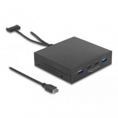 Delock 3.5” USB 3.2 Gen 2 přední panel 2 x USB Type-C™ + 2 x USB Typ-A