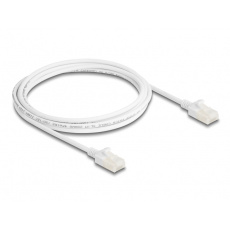 Delock Síťový kabel RJ45 Cat.6A, ze zástrčky na zástrčku, s robustní západkou, pro průmyslové použití, U/UTP Slim, 2 m,