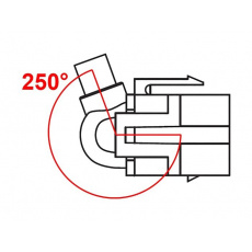 Delock Keystone modul USB 5 Gbps A samice na USB typu C™ samec s kabelem