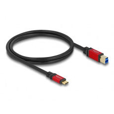 Delock USB 5 Gbps kabel USB Type-C™ samec na USB Typ-B samec 1 m červený kovový