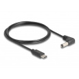 Delock Napájecí kabel z konektoru USB Type-C™ na stejnosměrný konektor 5,5 x 2,1 mm, pravoúhlý, 1,5 m