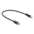 Delock Napájecí kabel z konektoru USB Type-C™ na stejnosměrný konektor 3,0 x 1,1 mmý, 27 cm