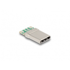 Delock 24-pinový SMD konektor USB 2.0 USB Type-C™, zástrčkový, k montáži pájením, 10 ks