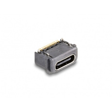 Delock 16-pinový SMD konektor USB 5 Gbps USB Type-C™, zásuvkový, k montáži pájením, vodotěsný, 10 ks