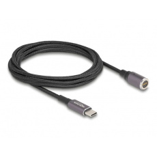 Delock Kabel na nabíjení laptopu, ze zástrčky USB Type-C™ na magnetický osmipinový konektor, 1,8 m