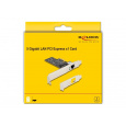 Delock PCI Express x1 karta na 1 x RJ45 5 Gigabit LAN