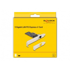 Delock PCI Express x1 karta na 1 x RJ45 5 Gigabit LAN