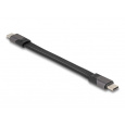 Delock USB 40 Gbps, FPC plochý stuhový kabel, USB Type-C™ na USB Type-C™, 15 cm, PD 3.0 100 W E-Marker