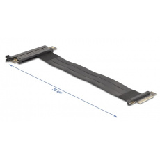 Delock Riser karta PCI Express 3.0, ze zástrčky x4 na slot x16, s kabelem, délka 30 cm