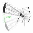 EVOLVEO Flexi 2, filtr 5G, kabel 10m, redukce IEC/F, pasivní venkovní DVB-T/T2 anténa rozšířitelná o zesilovač