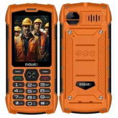 EVOLVEO StrongPhone H1, vodotěsný odolný Dual SIM telefon, oranžová