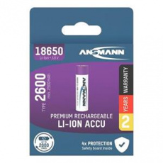 Ansmann Li-ion Akku 18650 , min 2600mAh